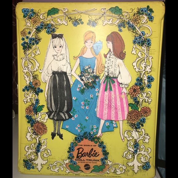Barbie Mattel Ken Stacey Other - Barbie Mattel Vintage Trunk Like Case 💝